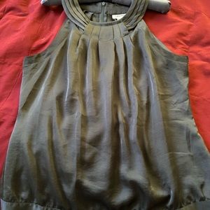 Calvin Klein gray sleeveless blouse